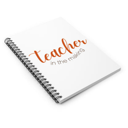 Teacher in The Making Notebook