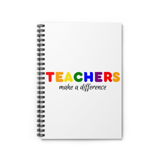 Teachers Make a Difference Notebook - Amor Amra