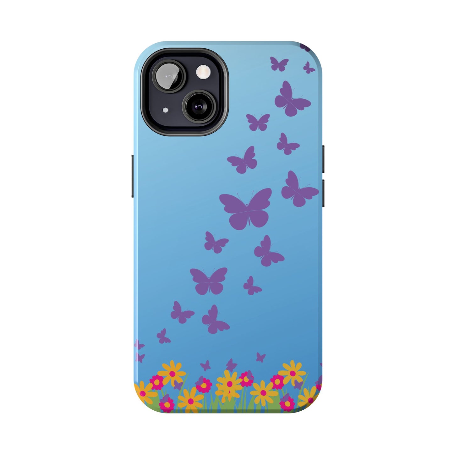 Purple Butterfly iPhone Case