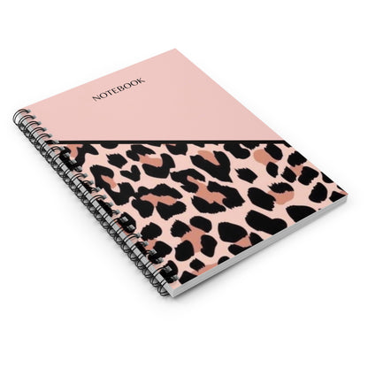 Pink Cheetah Print Notebook