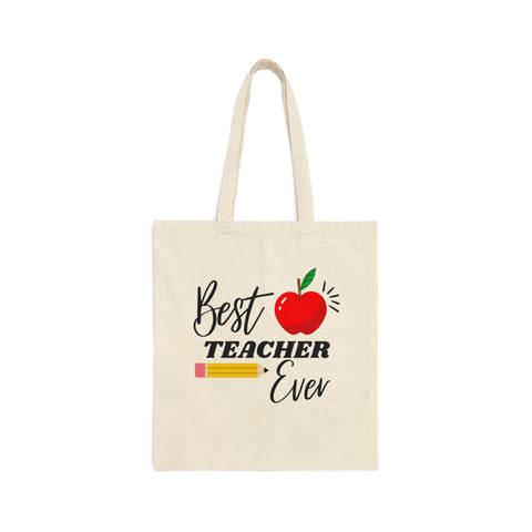 Teacher Tote Bag - Best Teacher Ever - Amor Amra