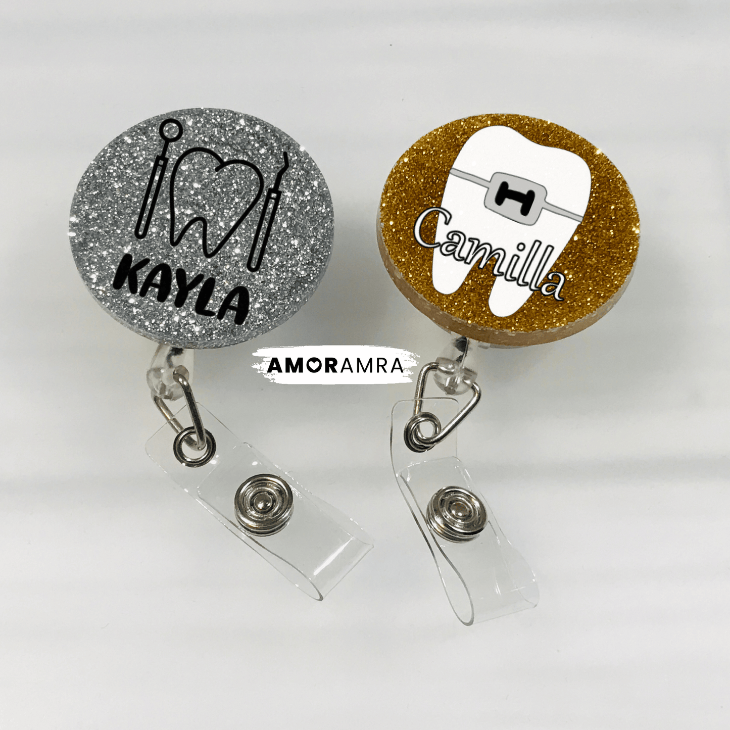 Personalized Dentist Badge Reel