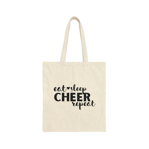 Cheer Tote | Eat Sleep Cheer Repeat Bag - Amor Amra