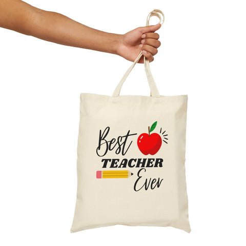 Teacher Tote Bag - Best Teacher Ever - Amor Amra