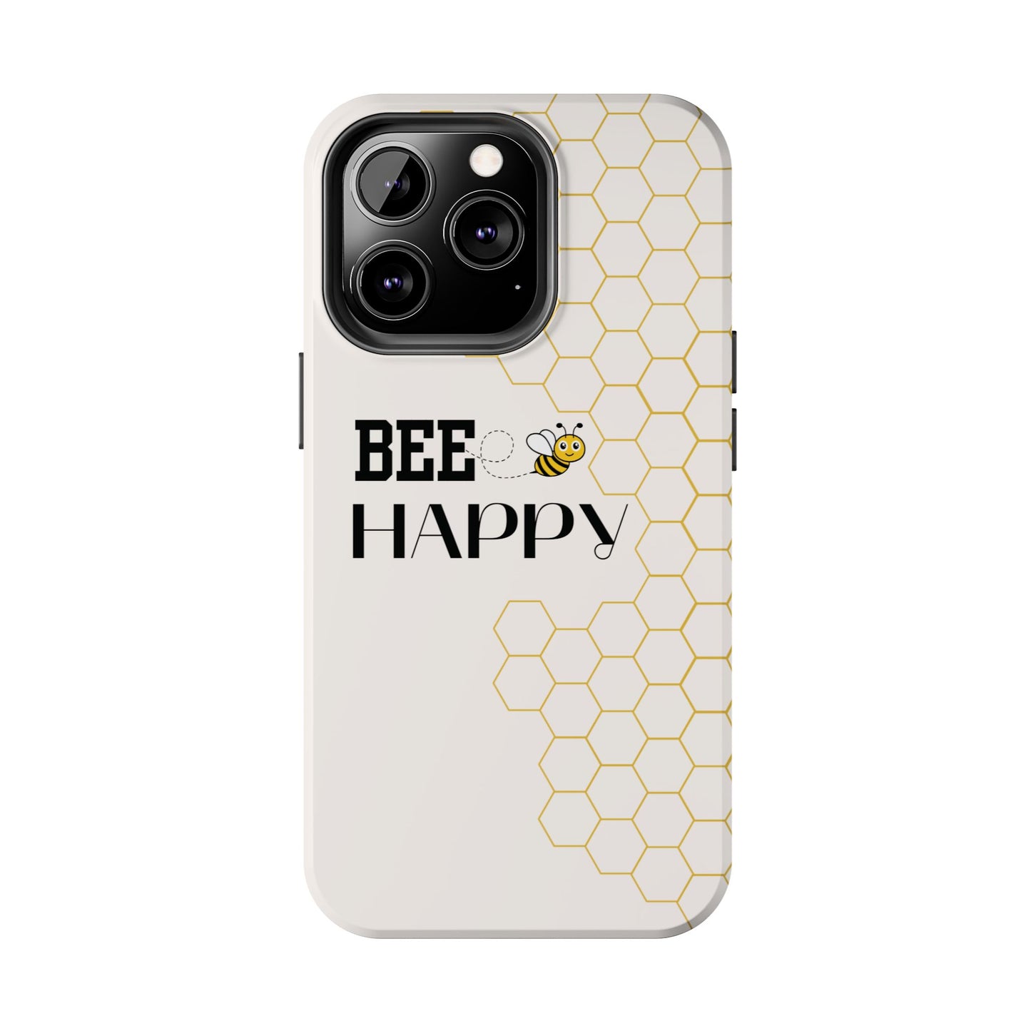 Bumblebee Honeycomb Bee Happy iPhone Case