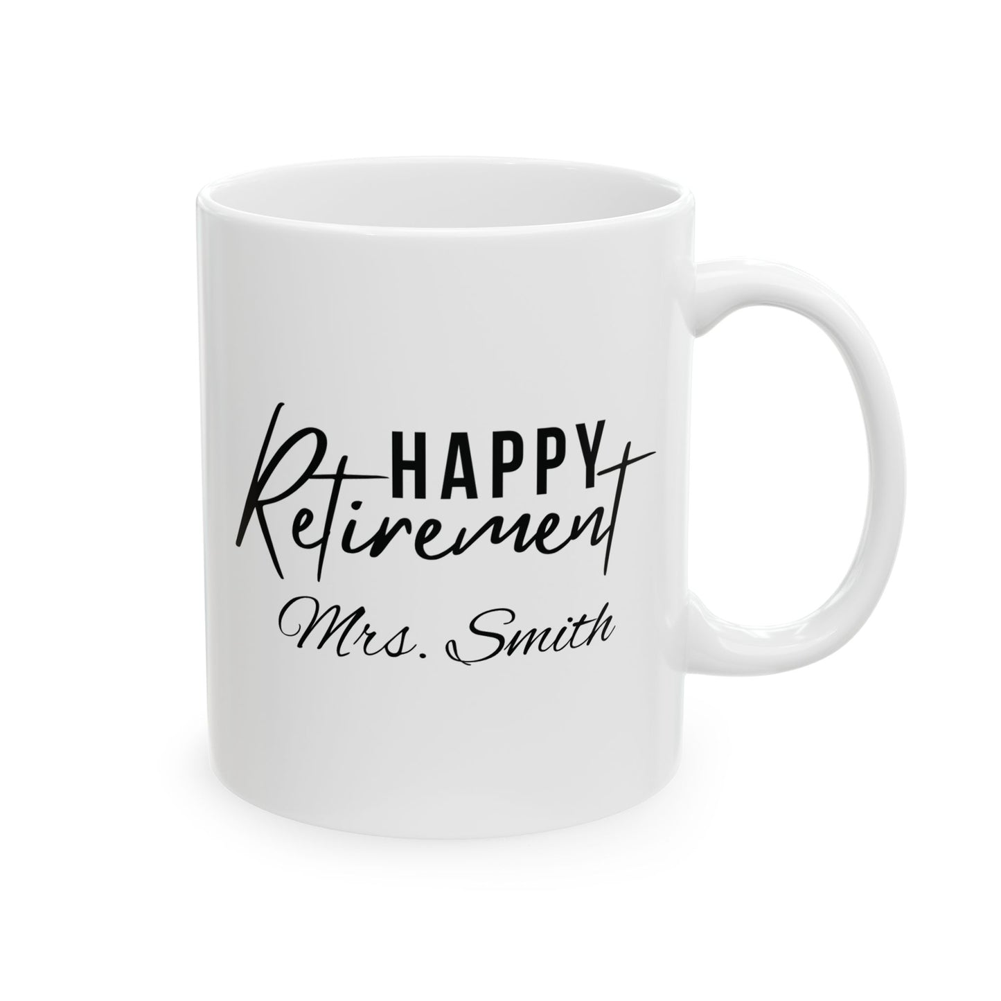 No Alarms - No Deadlines | Personalized Retirement Mug