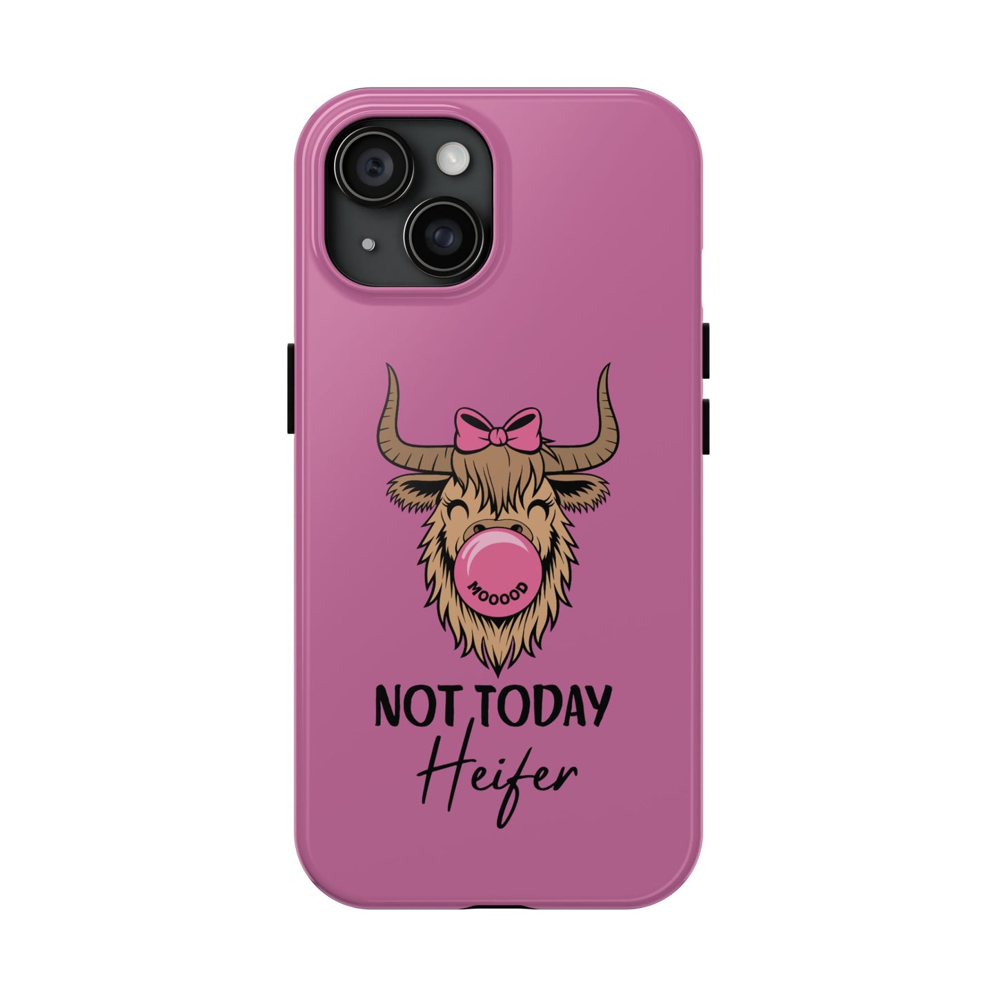 Highland Cow | Not Today Heifer iPhone Case