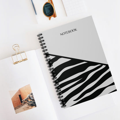 Zebra Print Notebook - Amor Amra