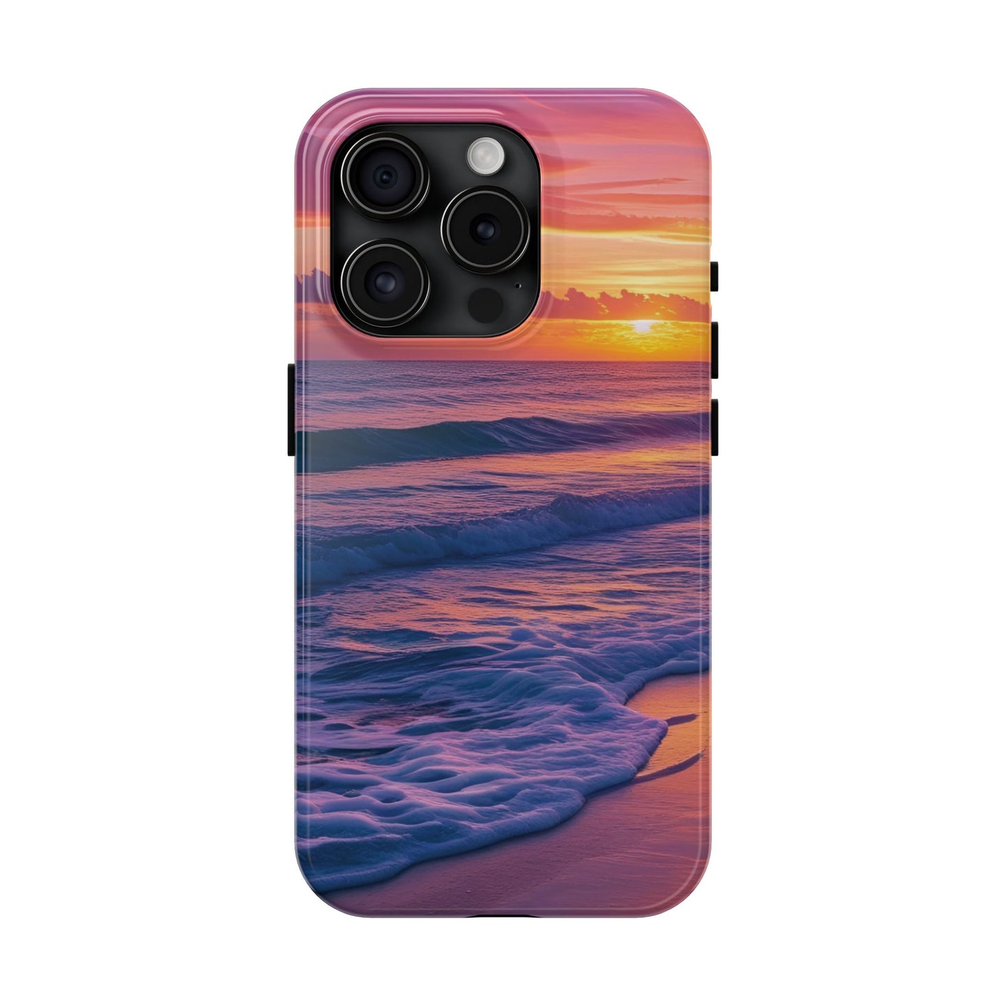 Vibrant Beach Sunset Phone Case