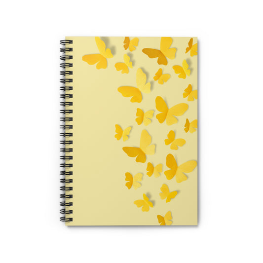 Yellow Butterflies Notebook