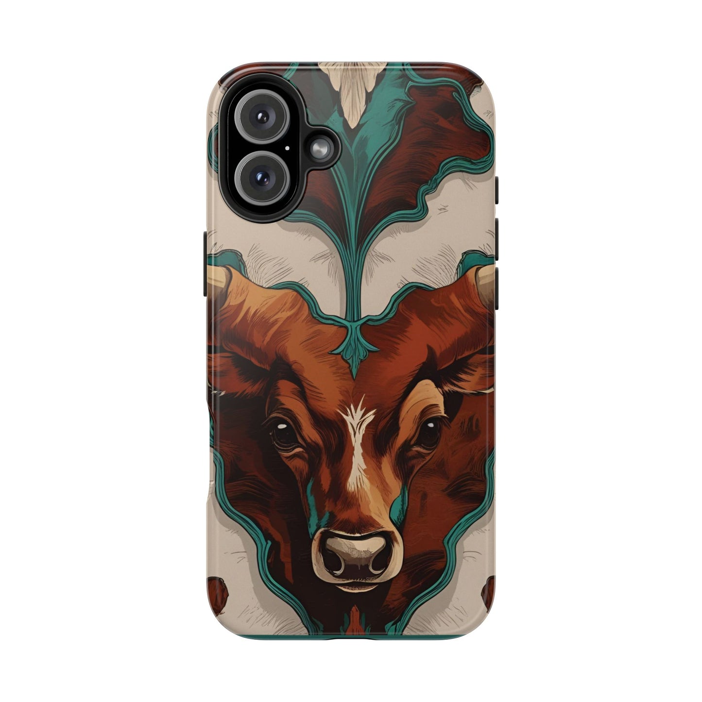 Western Longhorn Bull Phone Case