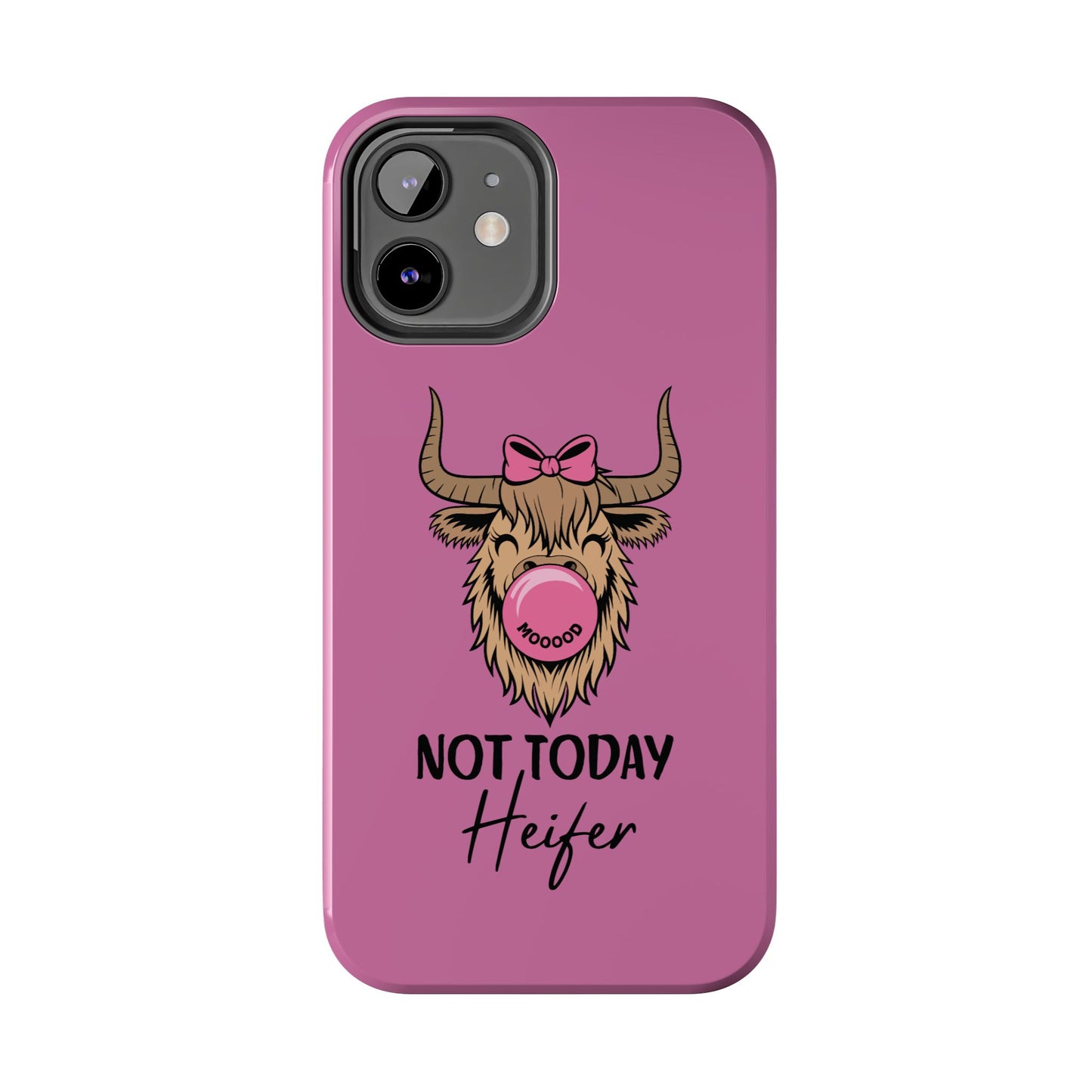 Highland Cow | Not Today Heifer iPhone Case