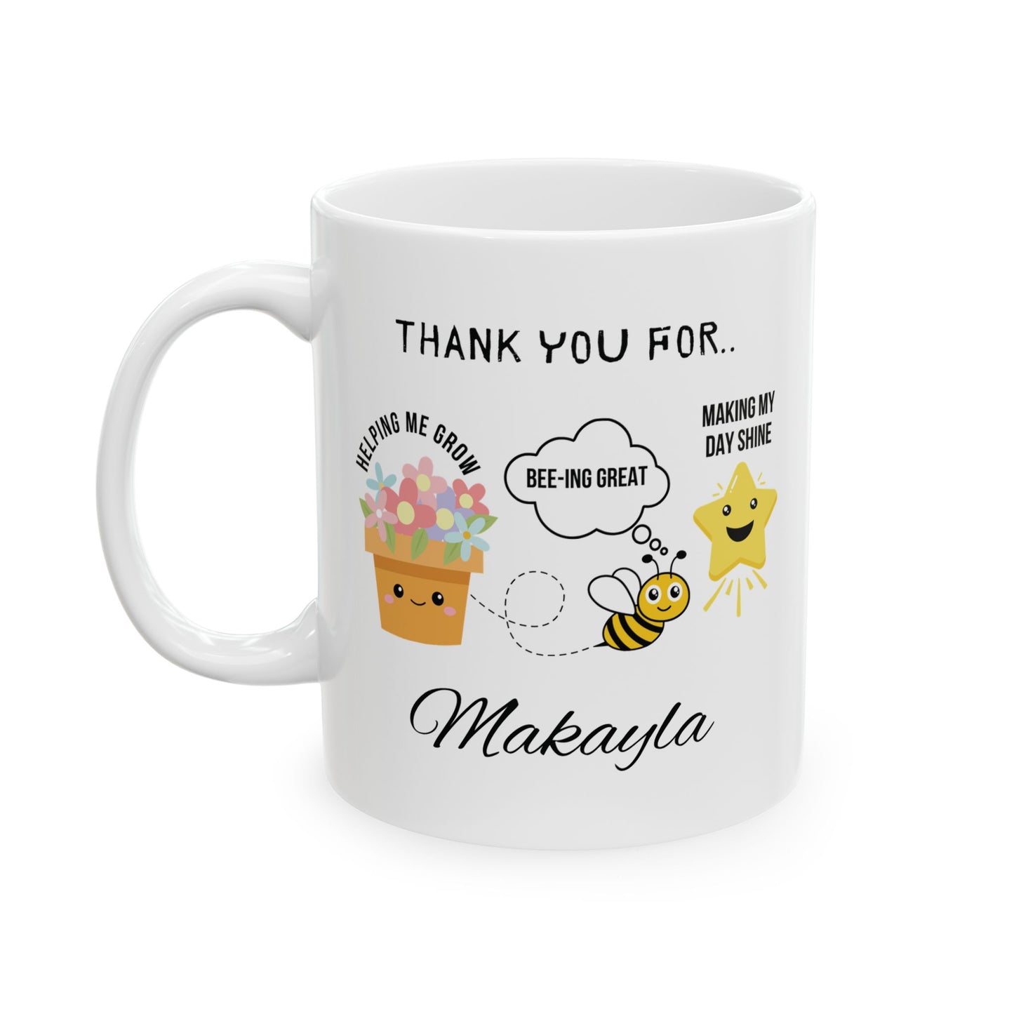 Personalized Thank You Teacher Mug
