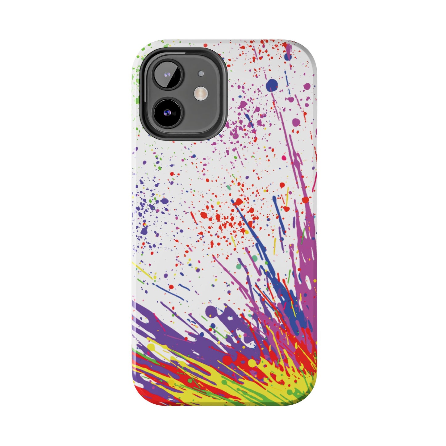 Colorful Paint Splatter iPhone Case