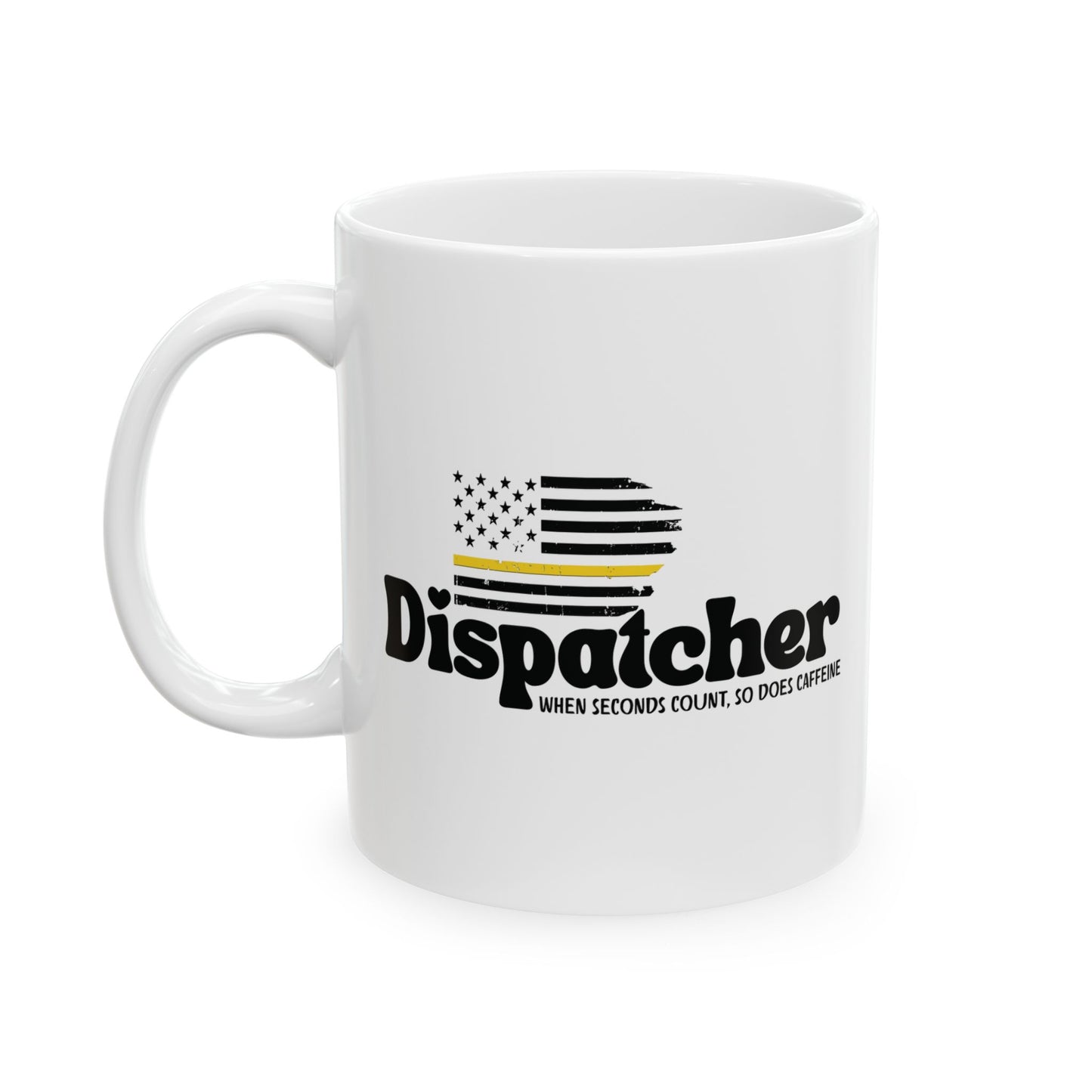 Thin Gold Line Dispatcher Mug