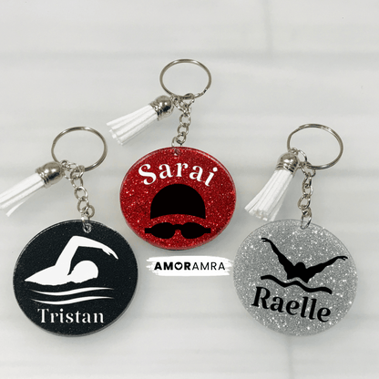 Personalized Swim Keychain | Artistic Swim Keychain