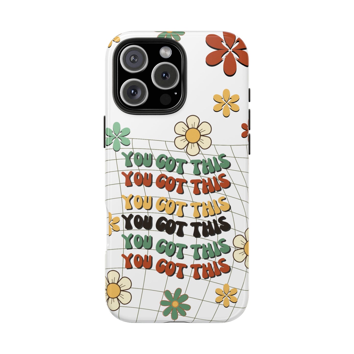 Groovy Retro You Got This iPhone Case