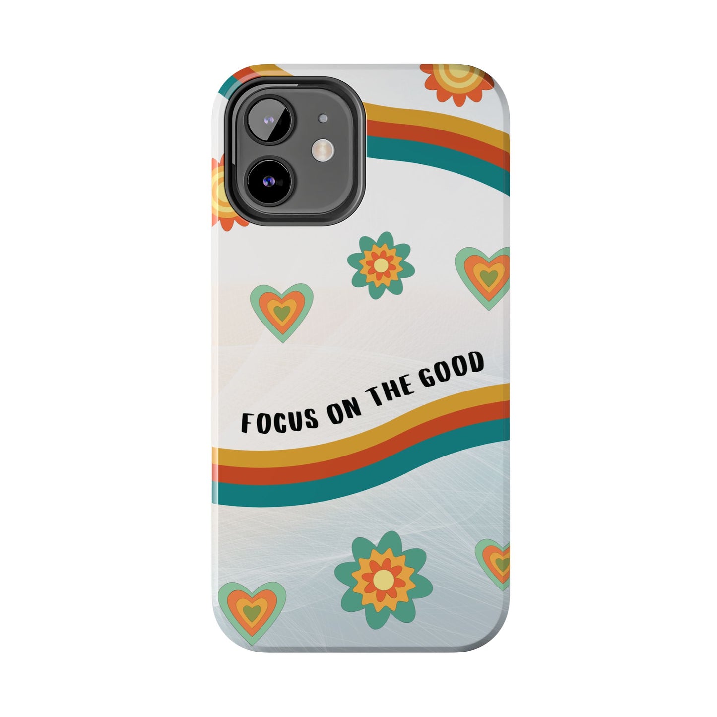 Focus On the Good Retro iPhone Case