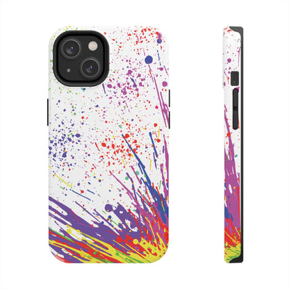 Colorful Paint Splatter iPhone Case