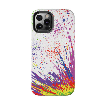 Colorful Paint Splatter iPhone Case