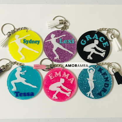 Personalized Figure Skating | Synchronized Skating Keychain