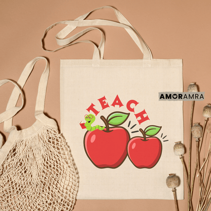 Teacher Tote Bag - Teach - Amor Amra