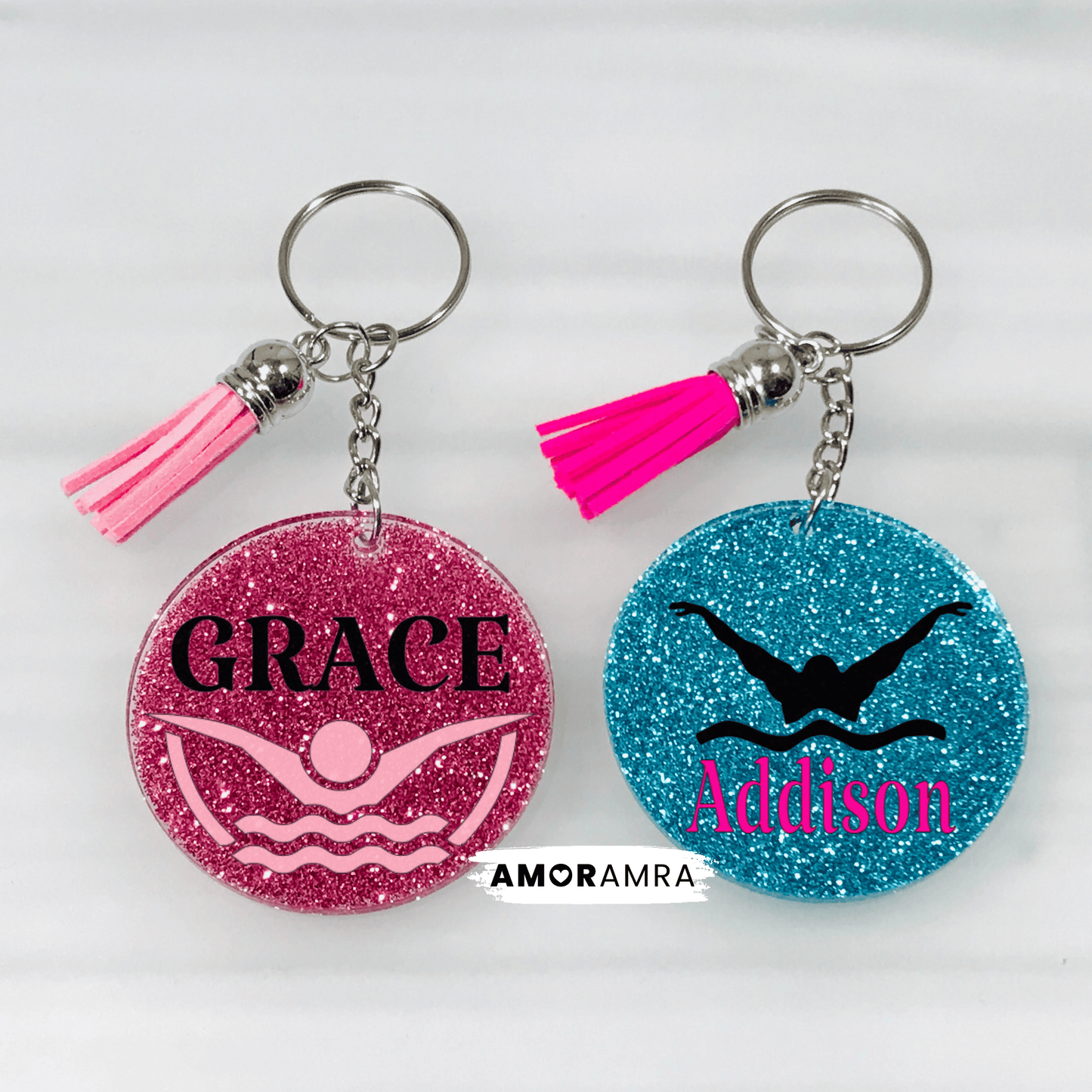 Personalized Swim Keychain | Artistic Swim Keychain