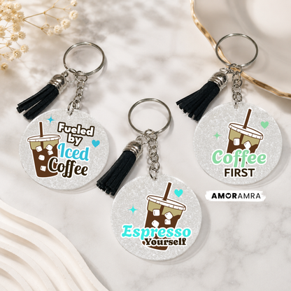 Iced Coffee Keychain