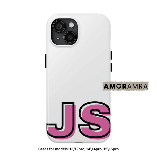 Personalized Large Initials iPhone Case