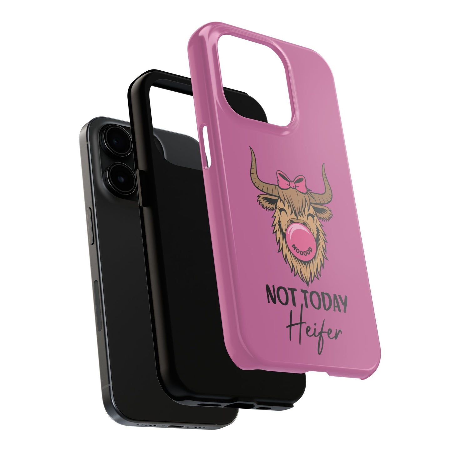 Highland Cow | Not Today Heifer iPhone Case
