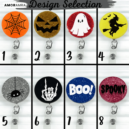 Personalized Halloween Badge Reel
