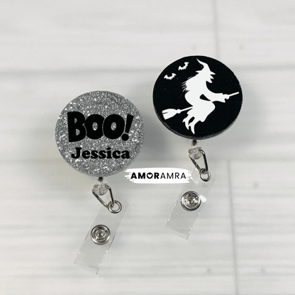 Personalized Halloween Badge Reel
