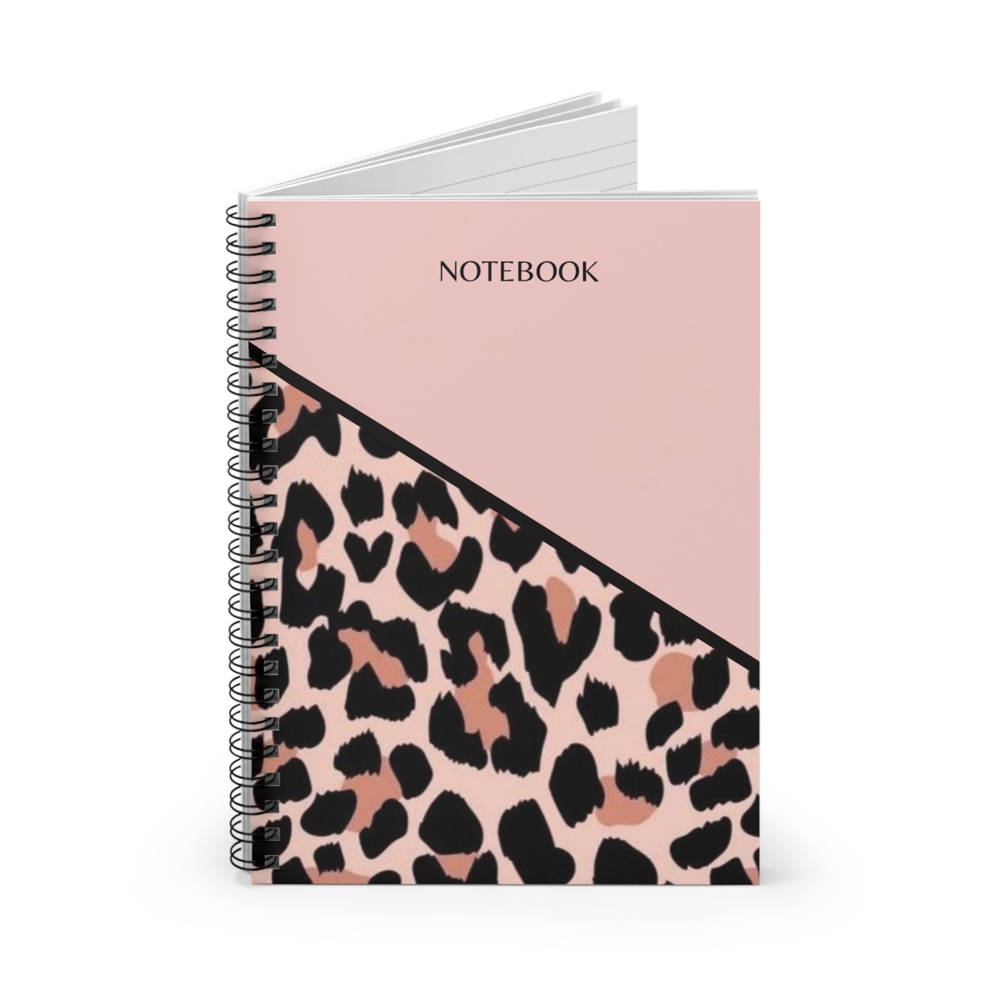 Pink Cheetah Print Notebook