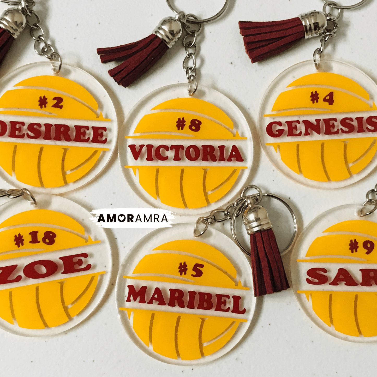 Personalized Water Polo Keychain