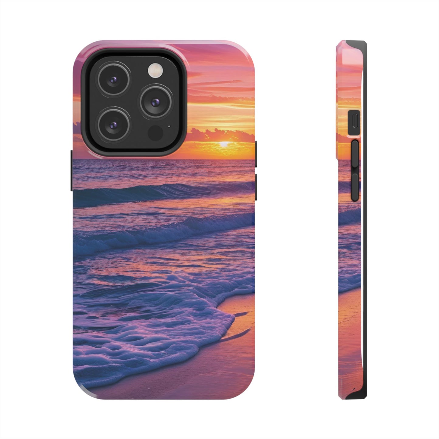 Vibrant Beach Sunset Phone Case