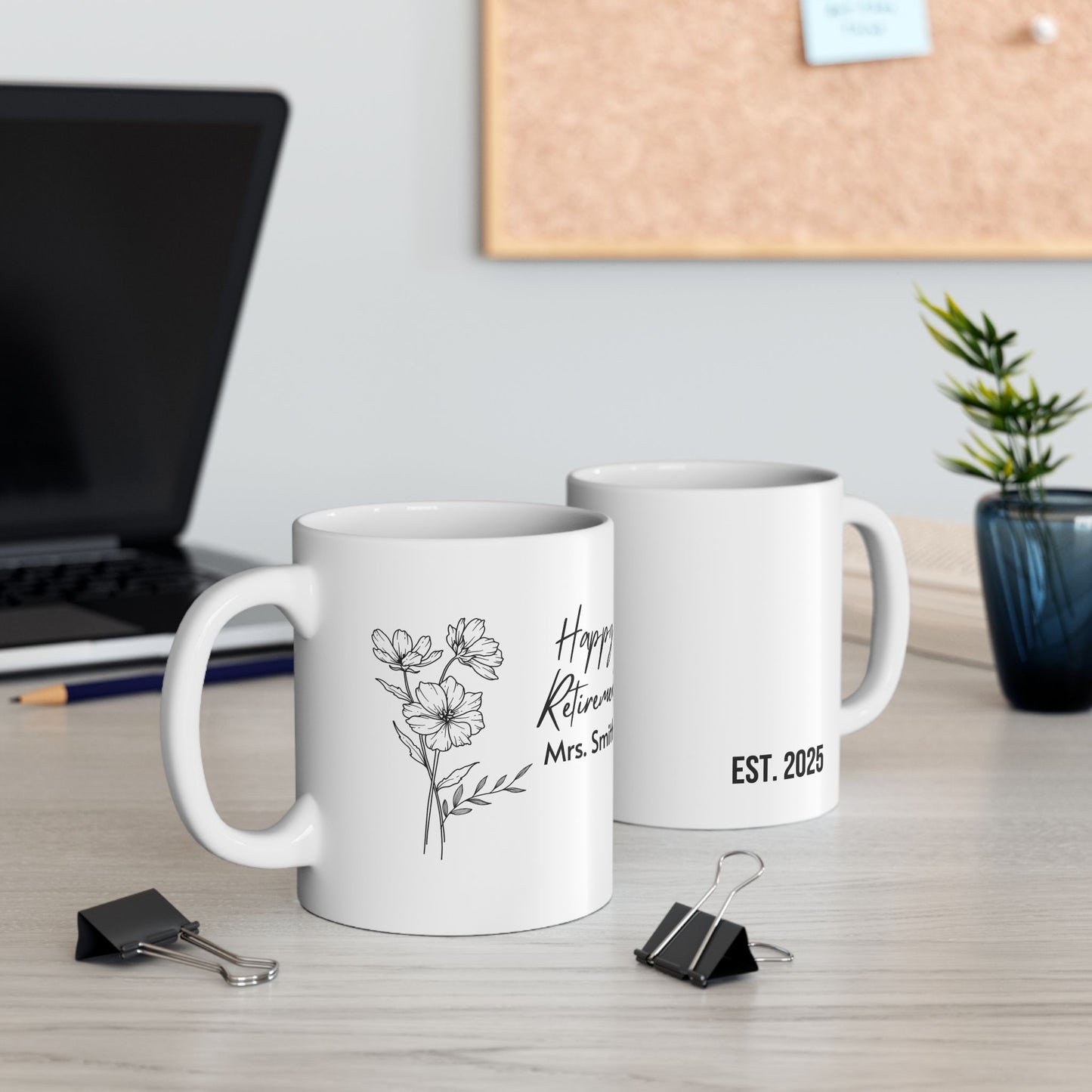 Happy Retirement | Personalized Retirement Mug
