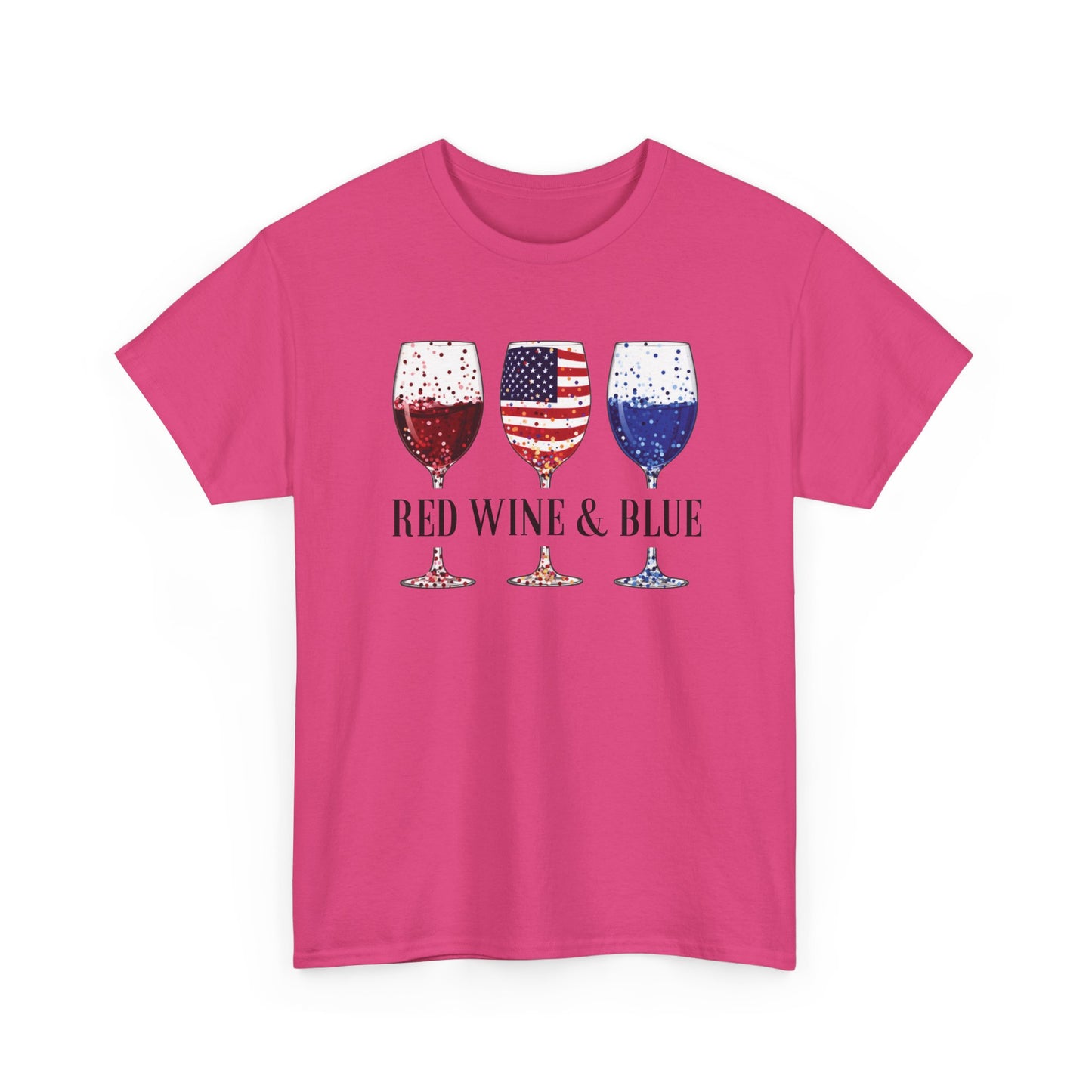 Red Wine and Blue Shirt | 4th of July Tee - Amor Amra