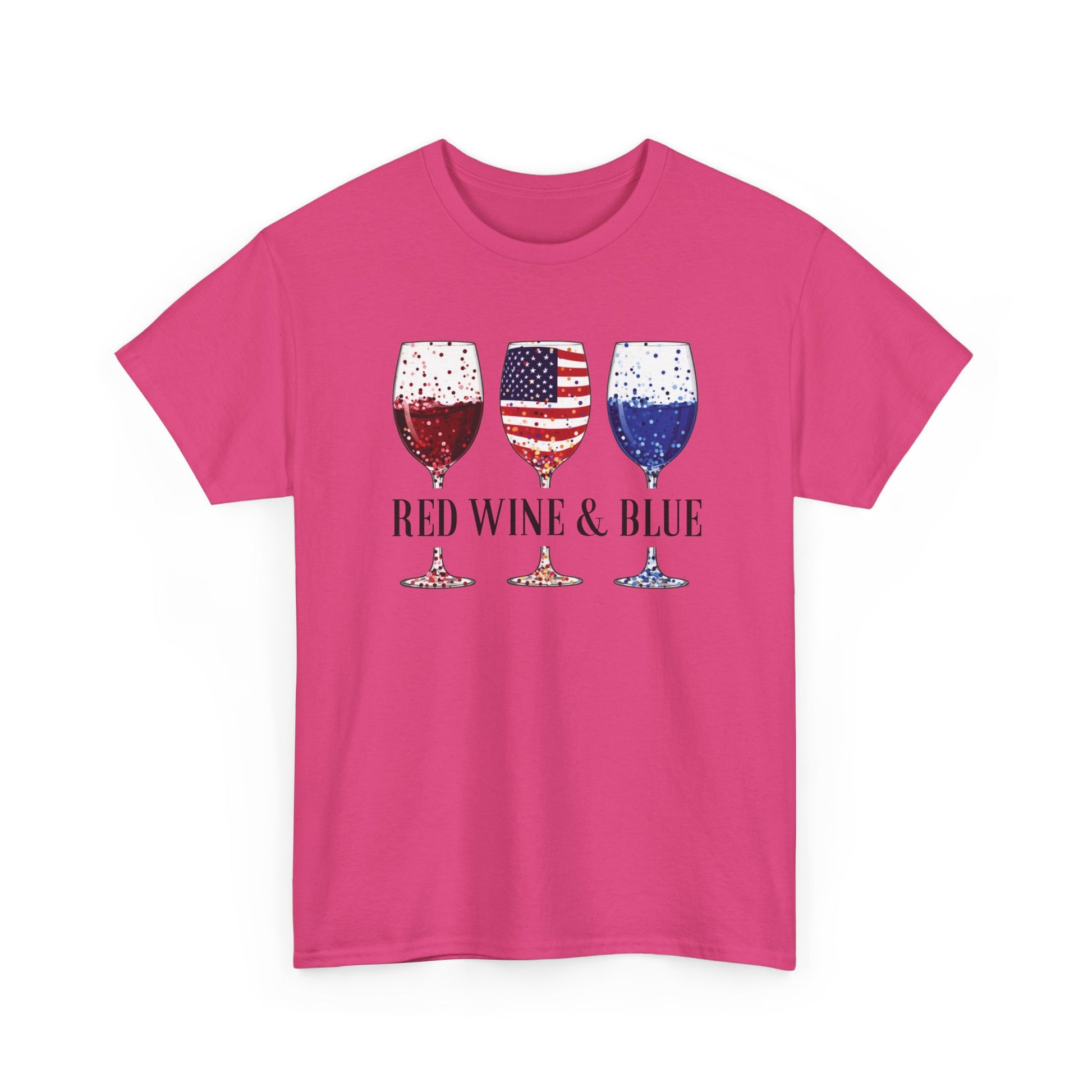 Red Wine and Blue Shirt | 4th of July Tee - Amor Amra