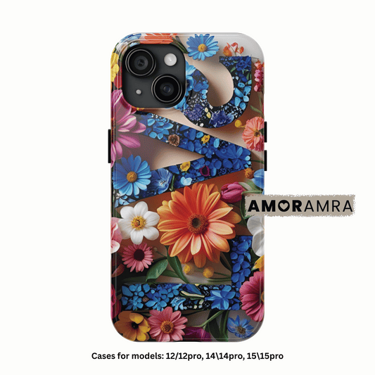 Bold LOVE Bouquet iPhone Case