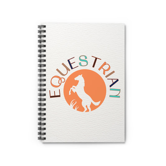 Equestrian With Horse Notebook