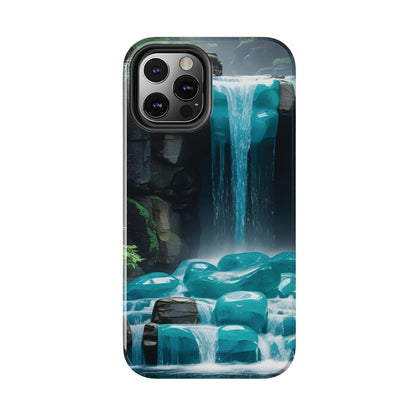 Turquoise Gemstone Waterfall Phone Case