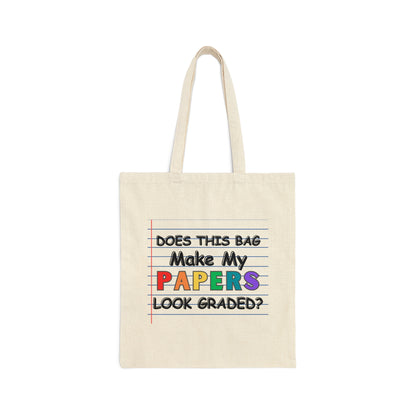 Teacher Tote Bag - Papers Look Graded - Amor Amra