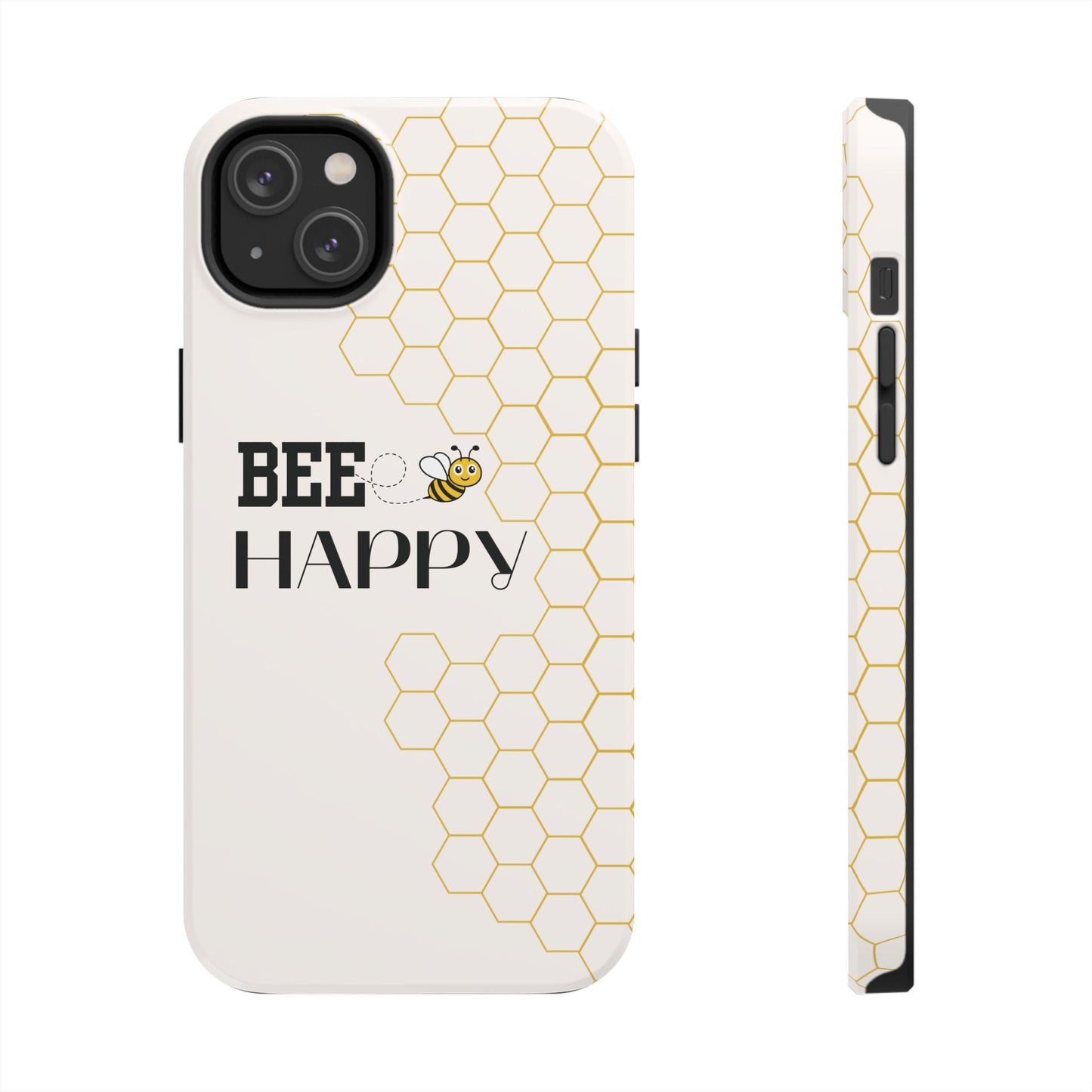 Bumblebee Honeycomb Bee Happy iPhone Case