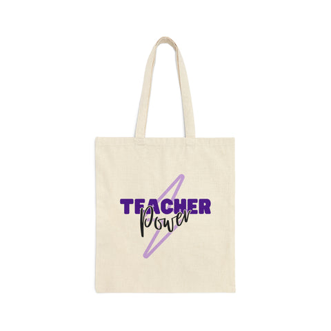 Teacher Tote Bag - Teacher Power - Amor Amra