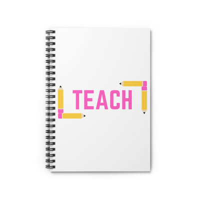 Teach Pencil Border Notebook