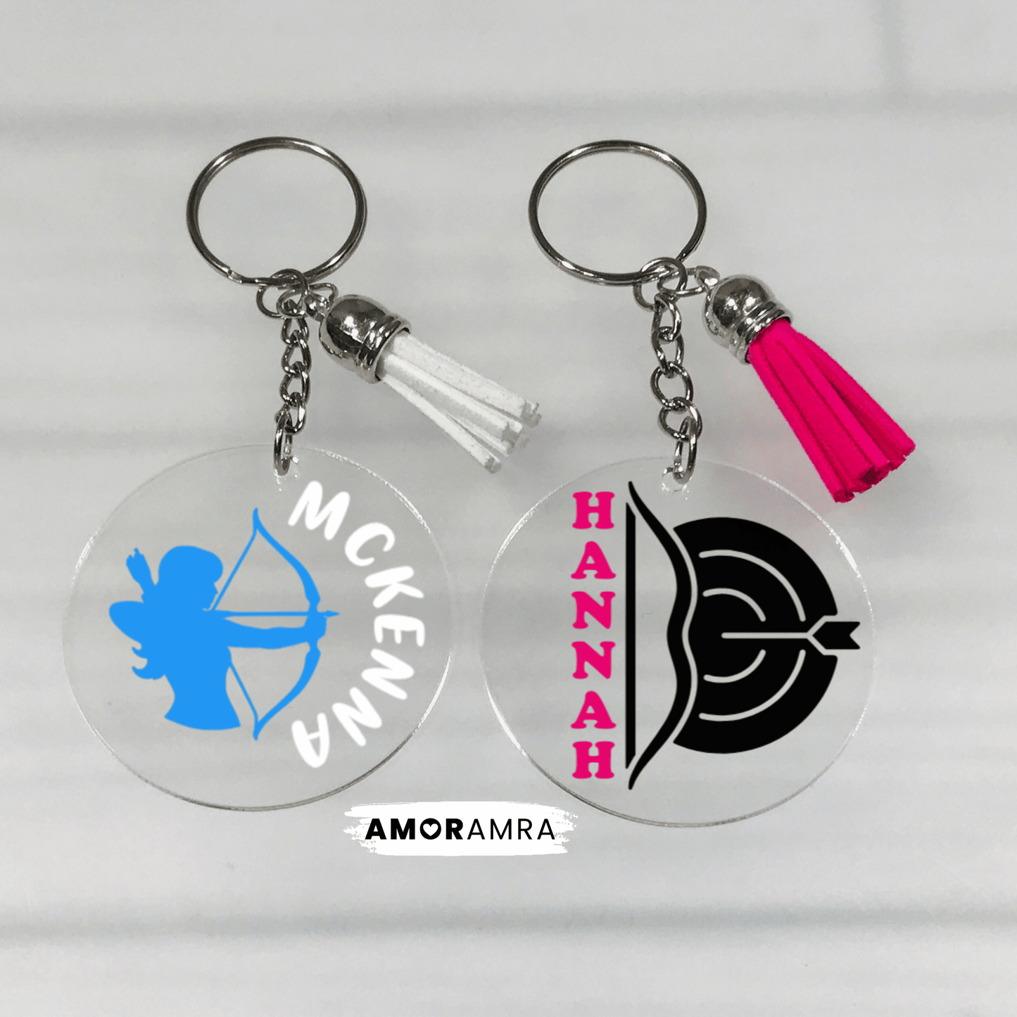 Personalized Archery Keychain
