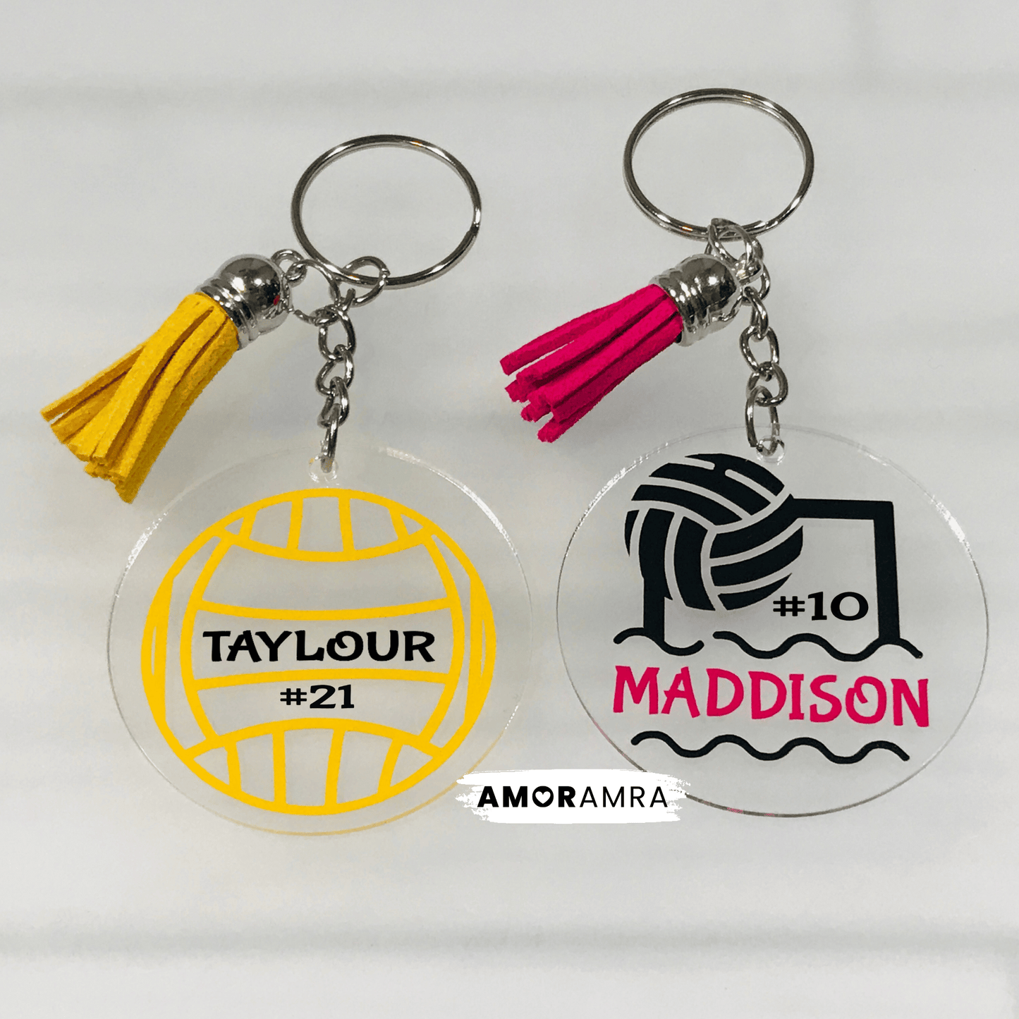 Personalized Water Polo Keychain