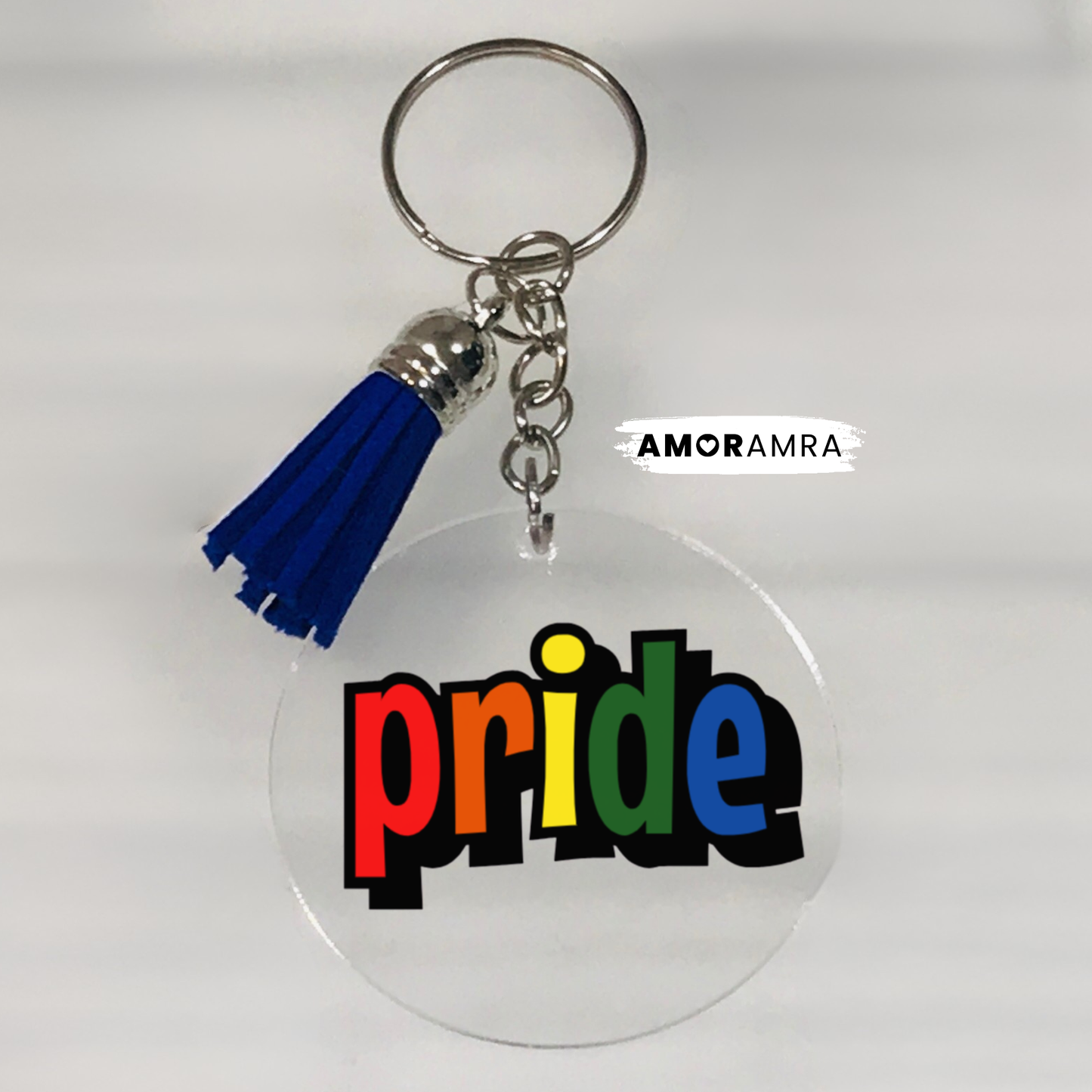 Pride Keychain | LGBTQ+ Pride Month Gift - Amor Amra