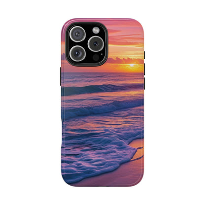 Vibrant Beach Sunset Phone Case
