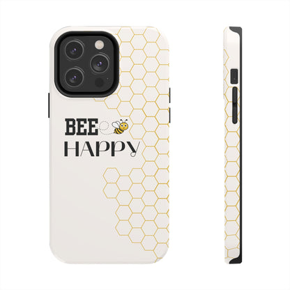 Bumblebee Honeycomb Bee Happy iPhone Case